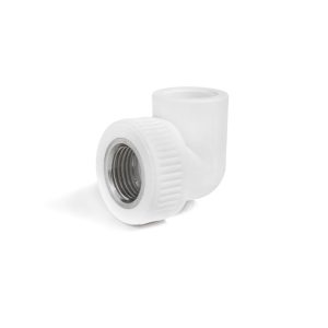 Угольник Fusionplast 90° комбинированный Белый